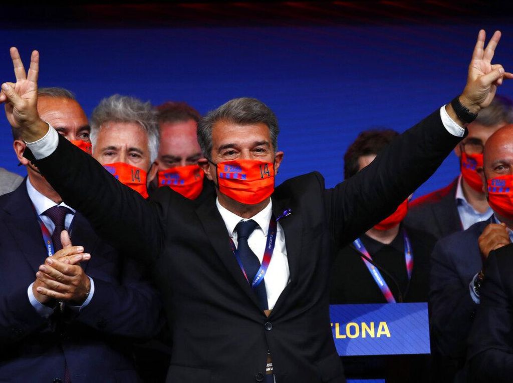 Laporta: Messi Sudah Menyelamatiku Laporta: Messi Sudah Menyelamatiku