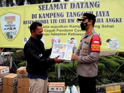 Strategi Polres Pelabuhan Priok Gempur COVID di RW Tangguh Jaya