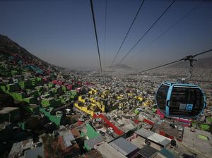 Kereta Gantung di Meksiko Jadi Angkutan Umum