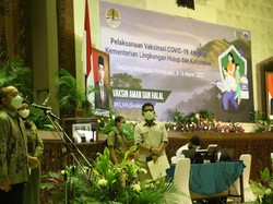 Dilakukan Bertahap, Vaksinasi untuk 6.237 Pegawai KLHK Sudah Dimulai