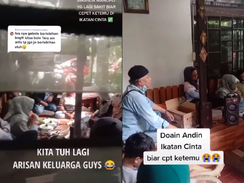 Sekeluarga Adakan Makan-makan dan Doakan Kesembuhan Andin Ikatan Cinta Sekeluarga Adakan Makan-makan dan Doakan Kesembuhan Andin Ikatan Cinta