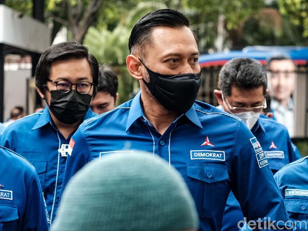 Potret AHY Sambangi KPU Tegaskan KLB Deli Serdang Abal-abal