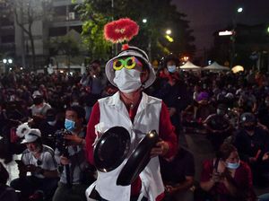 Unjuk Rasa di Thailand, Tuntut Pimpinan Pendemo PM Prayuth Dibebaskan