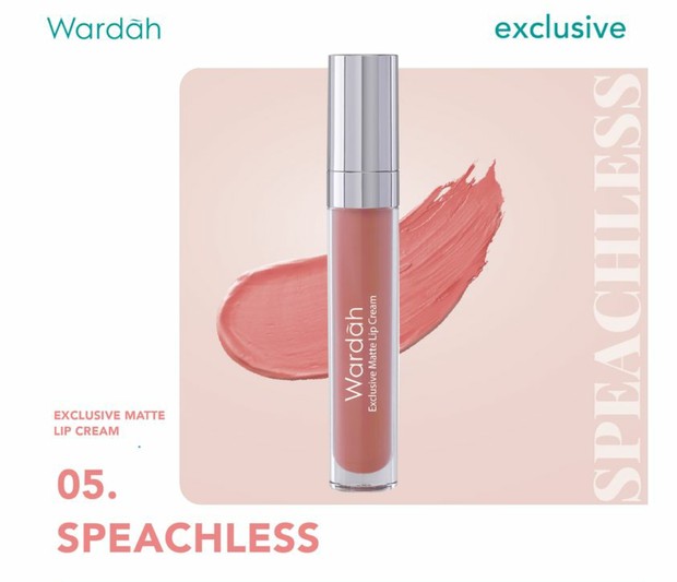 Wardah Exclusive Matte Lip Cream 05 Speachless