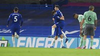 Kini Chelsea bisa menjauh dari Everton yang tertahan di peringkat lima dengan 46 poin dari 27 laga. Mike Hewitt/Pool via AP.