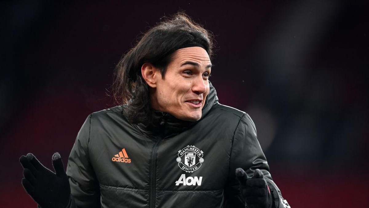 Edinson Cavani pengin lanjut di Boca Juniors, tak jadi di MU? (Getty Images/Michael Regan)