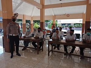 Ada Aksi Polantas Bina Desa Bangkit Semeru di Gresik