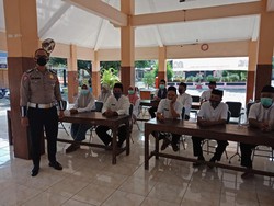 Ada Aksi Polantas Bina Desa Bangkit Semeru di Gresik