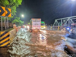 Sungai Petung Meluap, Jalur Pantura Pasuruan Kembali Kebanjiran