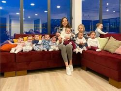 Most Pop: Christina Ozturk, Wanita Rusia yang Punya 11 Anak di Usia 23 Tahun