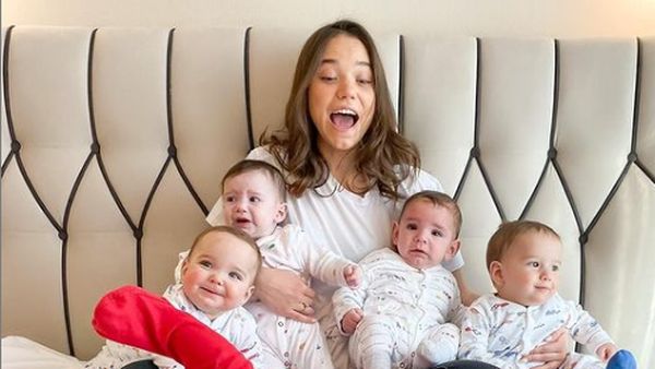 7 Potret Wanita yang Punya 11 Anak Biologis di Usia 23 Tahun