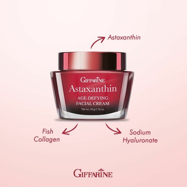 Giffarine Astaxanthin Age-Defying Facial Cream (sumber : instagram.com/giffarine.id)