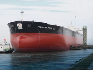 Kapal Tanker Raksasa Kedua Pertamina Diuji Coba 6 Hari di Jepang Kapal Tanker Raksasa Kedua Pertamina Diuji Coba 6 Hari di Jepang