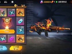 Gun Skin Free Fire Baru Dari Incubator S28: M4A1 Netherworld