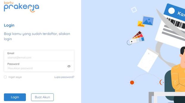 Login prakerja.go.id