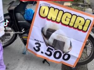 Cuma Rp 3 Ribuan, Bisa Cicip Onigiri Isi Telur dan Ayam! Cuma Rp 3 Ribuan, Bisa Cicip Onigiri Isi Telur dan Ayam!