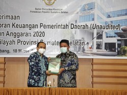 Serahkan Laporan ke BPK, Gubernur Sumsel Minta Kepala Daerah Responsif