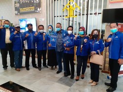 Pengurus Demokrat Jatim Datangi Kemenkumham, KLB Disebut Kejahatan Demokrasi