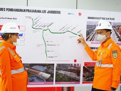 Blusukan ke Proyek LRT Jabodebek, Said Aqil Harap Juli 2022 Jalan