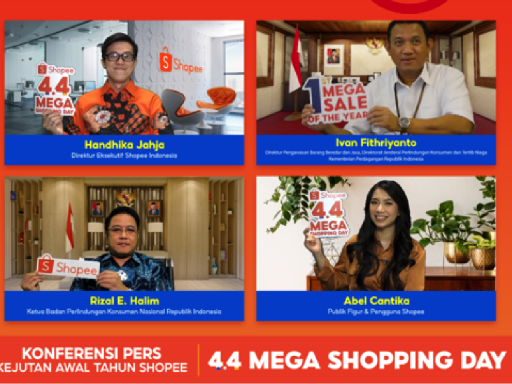 Shopee Gelar 4.4 Mega Shopping Day, Siap-siap Serbu Promonya! Shopee Gelar 4.4 Mega Shopping Day, Siap-siap Serbu Promonya!