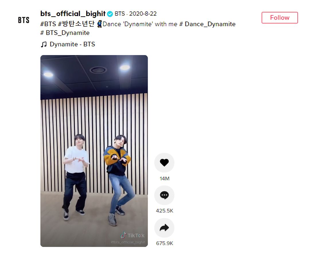 TikTok BTS