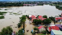 Penampakan Banjir Terjang  Makassar