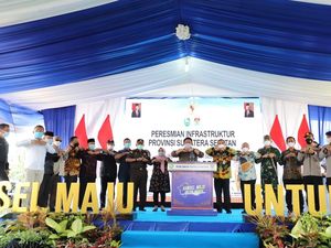 Gubernur Sumsel Resmikan 56 Infrastruktur di Lubuklinggau