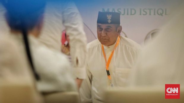 Ketua MPN Pemuda Pancasila Japto Soerjosoemarno. Jakarta, Kamis, 11 Maret 2021.