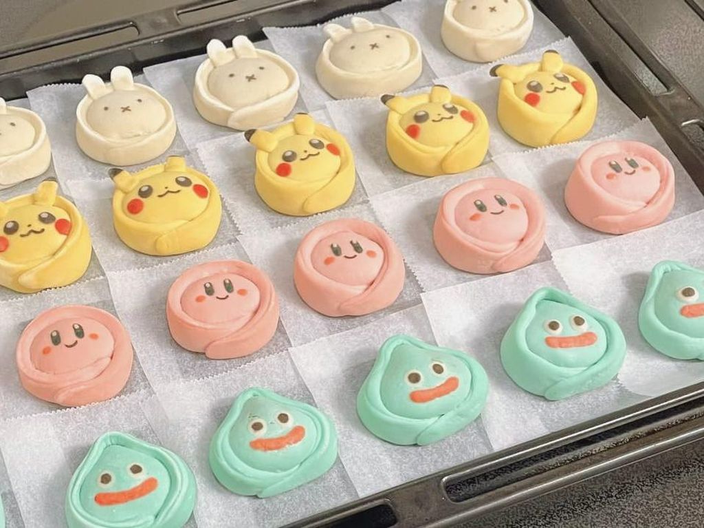 Lucu Banget! Dumpling Bentuk Pikachu dan Kirby Ini Bikin Tak Tega Memakannya