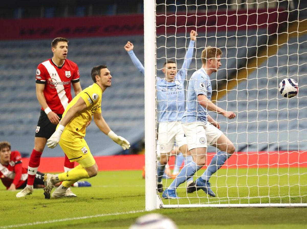 9 data-fakta Manchester City vs Southampton. (Foto: AP/Martin Rickett)
