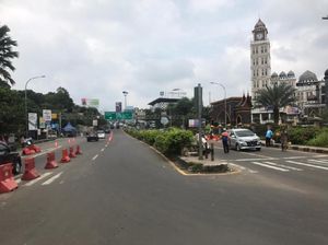 Lalin di Simpang Gadog Arah Puncak Pagi Ini Lancar