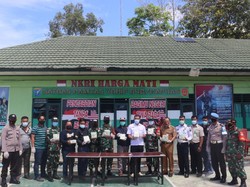 Tim Gabungan Satgas Yonif 642 Gagalkan Penyelundupan 10 Kg Sabu di Perbatasan