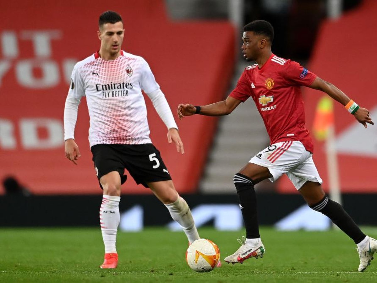 Amad Diallo dan Shola Shoretire mendapat kesempatan bermain saat MU vs Leicester City? (Foto: Getty Images/Laurence Griffiths)
