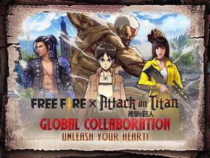 Dapatkan Kostum Survey Corps, Kolaborasi Free Fire x Attack on Titan