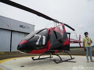 Foto: Rupa Taksi Terbang yang Hilir Mudik di Bandara Soetta