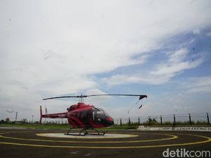 Foto: Tempat Mangkalnya Taksi Terbang di Cengkareng