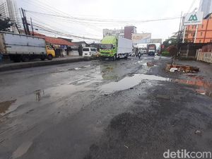 Jl Raya Industri Belum Mulus Usai Perbaikan, Bina Marga Akan Cek Lagi