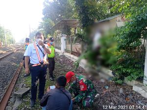 Seorang Kakek Ditemukan Tewas Tersangkut di Pagar Stasiun Lenteng Agung