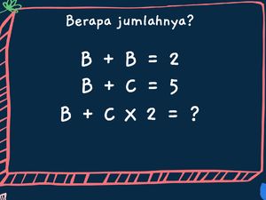 Teka-teki Matematika Ini Gampang-gampang Susah, Yuk Latih Otak Kamu!