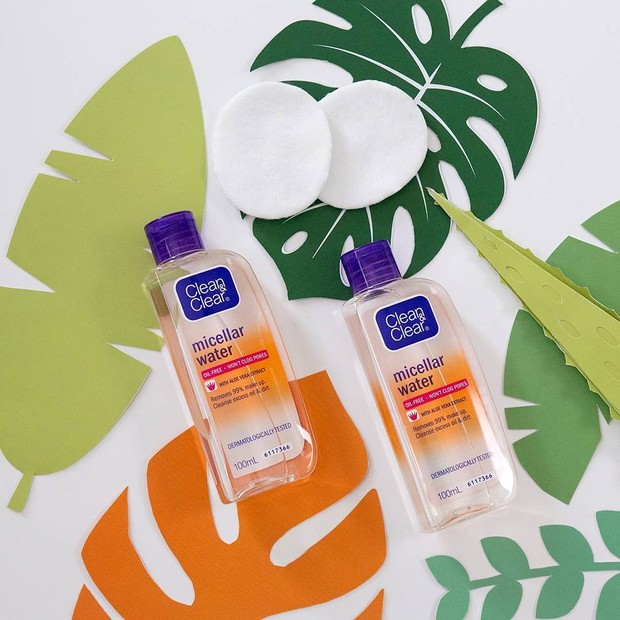 clean clear micellar water