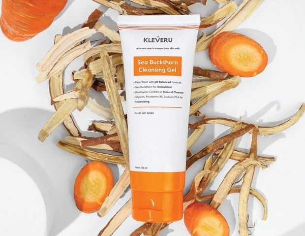 Kleveru Sea Buckthorn Cleansing Gel/Foto: Instagram.com/kleveruorganics gentle cleanser