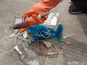 Terlalu! Limbah Medis Dibuang Sembarangan di Area Sawah Kudus