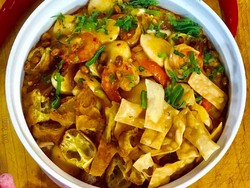 Masak Masak : Bubur Seafood yang Pedas Gurih Mantap