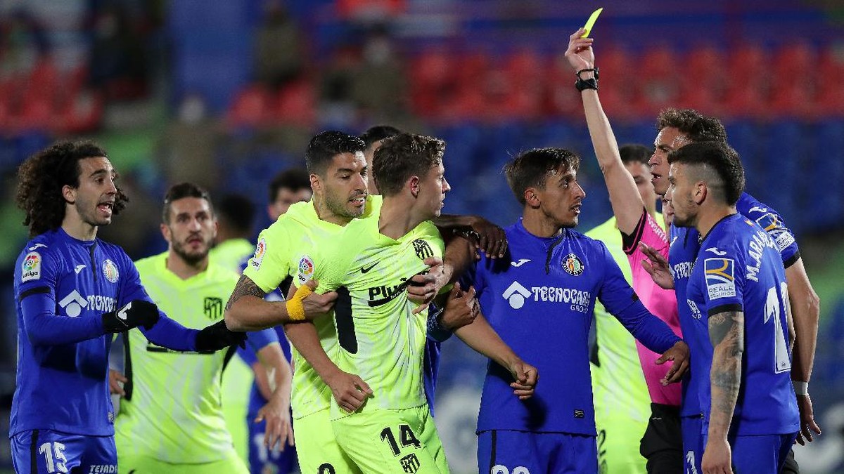 Atletico Madrid ditahan imbang Getafe di pekan ke-27 LaLiga. (Foto: Getty Images/Gonzalo Arroyo Moreno)