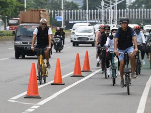 Hati-hati! Denda Menanti Goweser yang Keluar Jalur Sepeda di Jakarta Hati-hati! Denda Menanti Goweser yang Keluar Jalur Sepeda di Jakarta