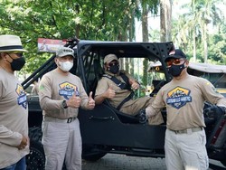 Bamsoet & Komunitas Offroad IMI Salurkan Bantuan Sembako di Bogor
