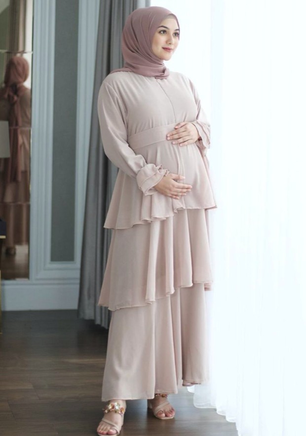 OOTD untuk ibu hamil berhijab/Instagram @citraciki