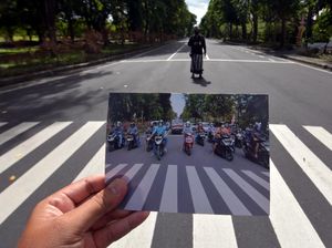 Potret Bali yang Sunyi Saat Nyepi