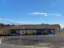 Belum Diresmikan, Atap Ruang Tunggu Bandara Siau Sulut Rusak Parah