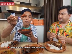Bikin Laper! Tersengat Pedasnya Iga Sapi Berlumur Sambal Tempong